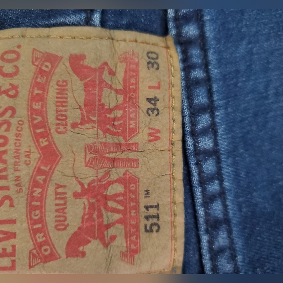 Men's Levi's- 511 Slim Fit Jeans - Picture 7 of 10